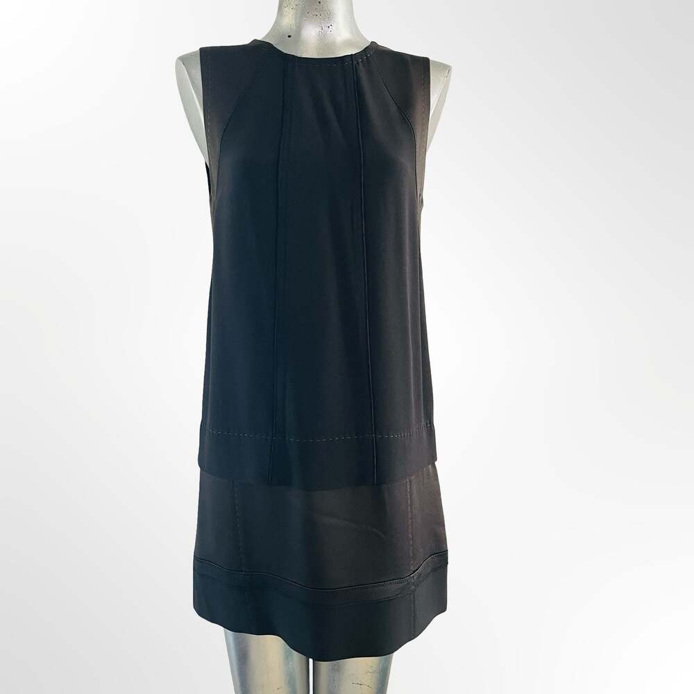Vanessa Bruno Patchwork Sleeveless Shift Dress Size 38